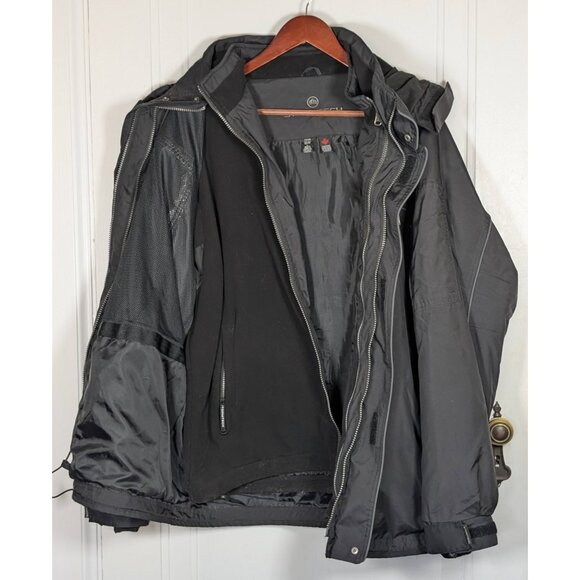 Stormtech Performance Chevrolet Jacket Size Large Mens Black Removable Liner - Picture 2 of 4